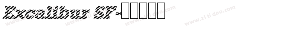 Excalibur SF字体转换